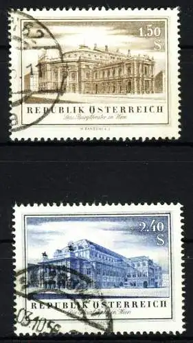 ÖSTERREICH 1955 Nr 1020-1021 gestempelt 336AB2