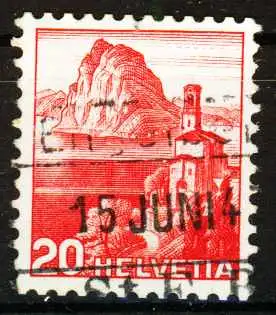 SCHWEIZ ROLLENMARKEN Nr 327yR A-K gestempelt 2904CE