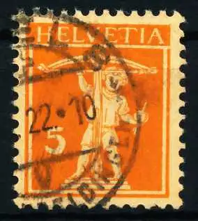 SCHWEIZ 1921 Nr 162 gestempelt 4C64EA