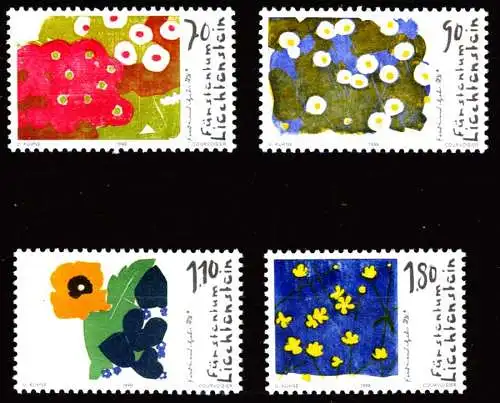 LIECHTENSTEIN 1996 Nr 1132-1135 postfrisch SA18B8E