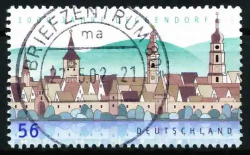 BRD 2002 Nr 2244 zentrisch gestempelt 648DFE