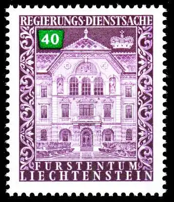 LIECHTENSTEIN DIENSTMARKEN 1976 89 Nr 60 postfrisch S4FF55E