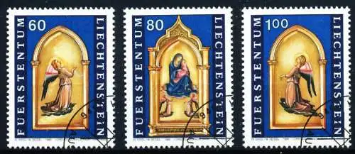 LIECHTENSTEIN 1995 Nr 1120-1122 gestempelt SA191D2