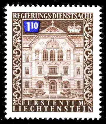 LIECHTENSTEIN DIENSTMARKEN 1976 89 Nr 66 postfrisch S4FF58E