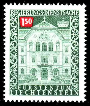 LIECHTENSTEIN DIENSTMARKEN 1976 89 Nr 67 postfrisch S4FF596