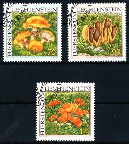 LIECHTENSTEIN 1997 Nr 1152-1154 gestempelt SA19286