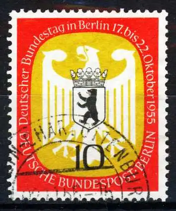 BERLIN 1955 Nr 129 gestempelt 2B67D6