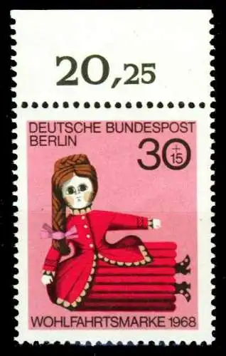 BERLIN 1968 Nr 324 postfrisch ORA 2BCA06