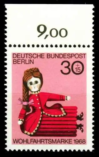 BERLIN 1968 Nr 324 postfrisch ORA 2BC9F2