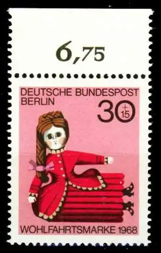 BERLIN 1968 Nr 324 postfrisch ORA 2BCA0A