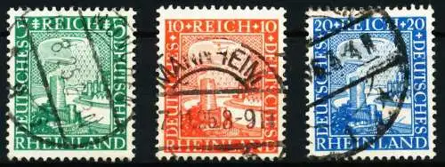 D-REICH 1925 Nr 372-374 gestempelt 5DAABE