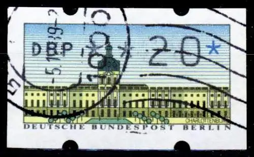 BERLIN ATM 1987 Nr 1-020 gestempelt 2C2F5E