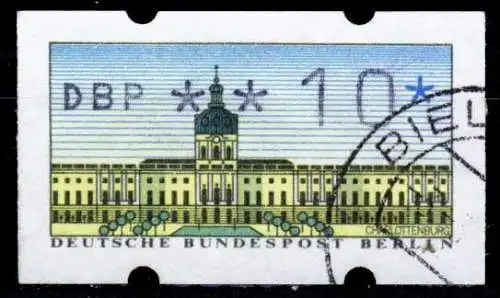 BERLIN ATM 1987 Nr 1-010R gestempelt 2C589E