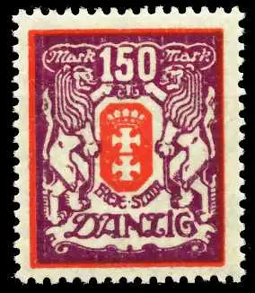 DANZIG 1923 Nr 129Y postfrisch 4CF956