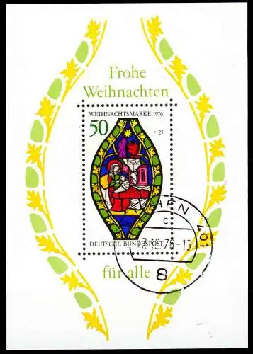 BRD BLOCK KLEINBOGEN Block 13 gestempelt 2C95CE