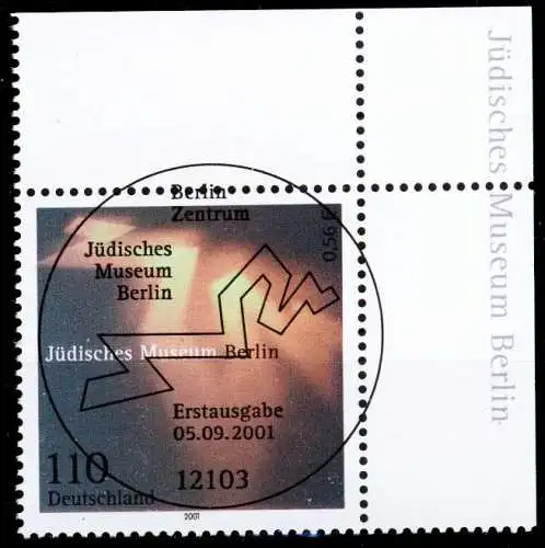 BRD 2001 Nr 2216 ESST zentrisch gestempelt ECKE-ORE 2CBBC6