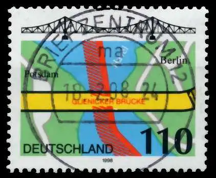 BRD 1998 Nr 1967 zentrisch gestempelt 6C53DE