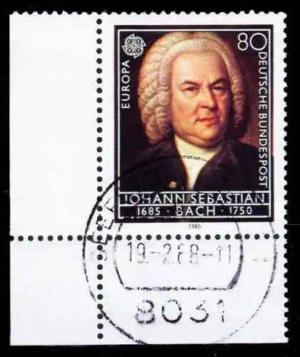 BRD BUND 1985 Nr 1249 zentrisch gestempelt ECKE-ULI 2CFE06