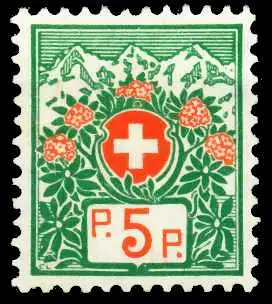 SCHWEIZ PORTOFR Nr 11IIx ungebraucht 631DB2