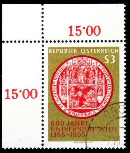 ÖSTERREICH 1965 Nr 1180 gestempelt ECKE-OLI 2F7526