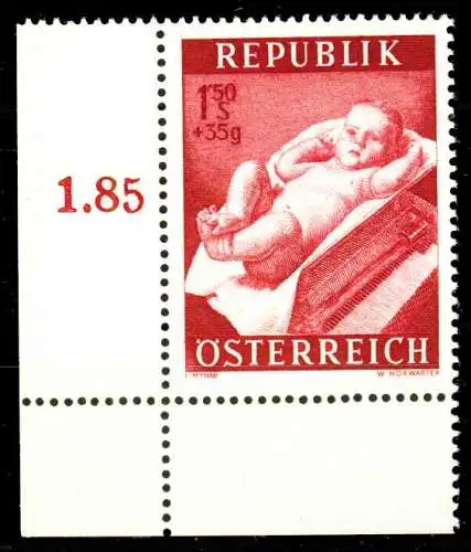 ÖSTERREICH 1954 Nr 1003 postfrisch ECKE-ULI 3369F6