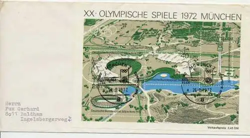 BRD BLOCK KLEINBOGEN 1949 1989 Block 7 BRIEF EF 5BC422