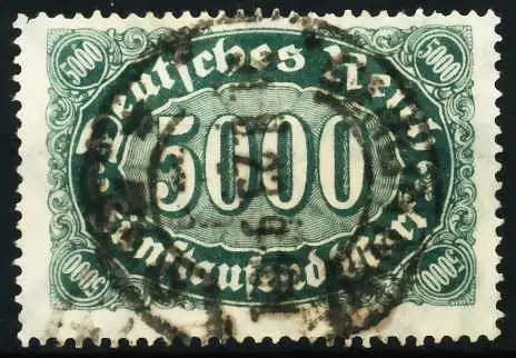 D-REICH INFLA Nr 256b gestempelt 6B18F6