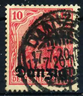 DANZIG 1920 Nr 2b gestempelt 4BD4AE