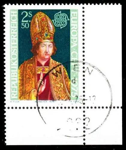 ÖSTERREICH 1975 Nr 1487 zentrisch gestempelt ECKE-URE 36BE9A