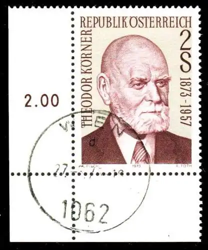 ÖSTERREICH 1973 Nr 1412 zentrisch gestempelt ECKE-ULI 36BE6E