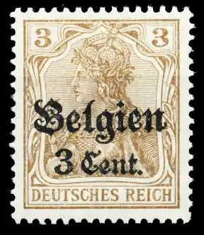 BES 1WK LP BELGIEN Nr 11aI postfrisch 4915EA