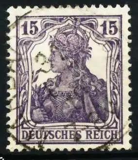 D-REICH GERMANIA Nr 101a gestempelt 68722E