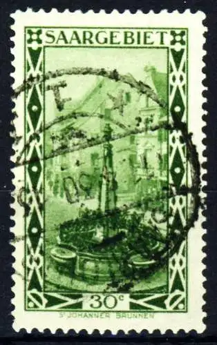 SAARGEBIET 1926 Nr 112 zentrisch gestempelt 3BEE72