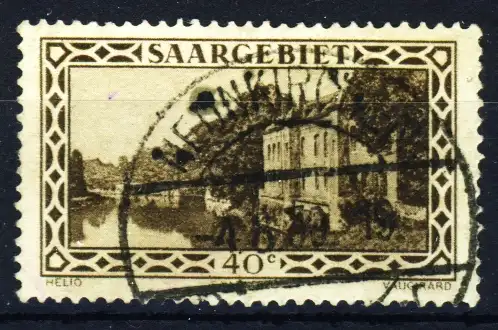 SAARGEBIET 1926 Nr 113 zentrisch gestempelt 3BEEDA