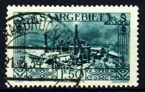 SAARGEBIET 1926 Nr 118 gestempelt 3BEE7E