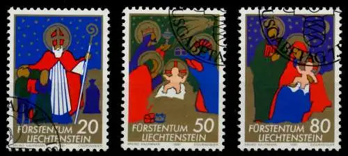 LIECHTENSTEIN 1981 Nr 788-790 gestempelt 6E6986