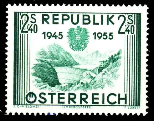 ÖSTERREICH 1955 Nr 1016 postfrisch 2F4006