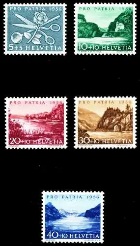 SCHWEIZ PRO PATRIA Nr 627-631 postfrisch 520886