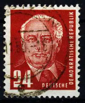 DDR DS WILHELM PIECK Nr 252b zentrisch gestempelt 2D5386
