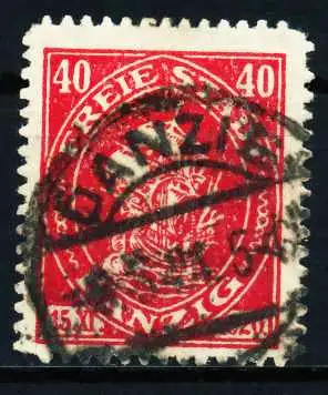 DANZIG 1921 Nr 56 gestempelt 4B647E
