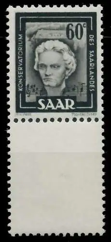SAARLAND 1949 Nr 273L postfrisch VIERERBLOCK 5FA756