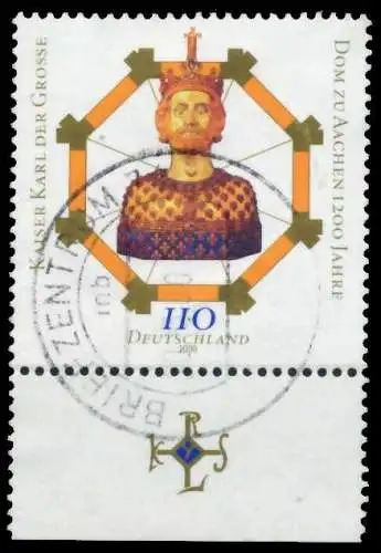 BRD 2000 Nr 2088 zentrisch gestempelt URA 6D463E