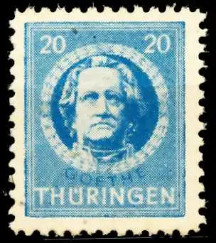 SBZ THÜRINGEN Nr 98AYz1 postfrisch 6705FE