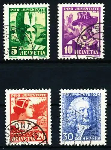 SCHWEIZ PRO JUVENTUTE Nr 281-284 gestempelt 4C97EA
