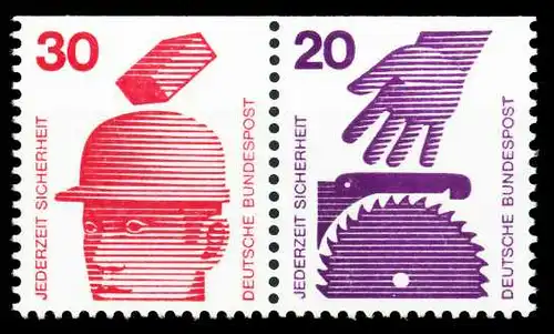 BRD ZUSAMMENDRUCK Nr W55 postfrisch WAAGR PAAR 5F33A6