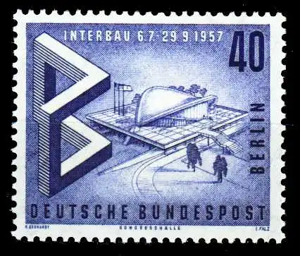 BERLIN 1957 Nr 162 postfrisch S51526A