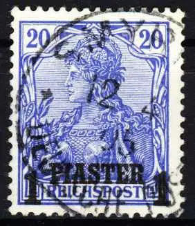 DEUTSCHE AUSLANDSPOSTÄMTER TÜRKEI Nr 14II gestempelt 1D2C8A