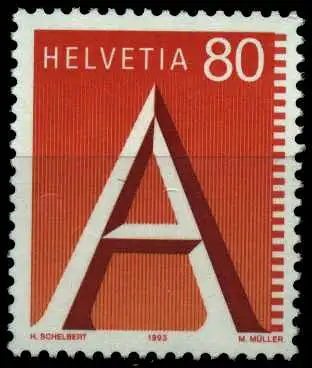 SCHWEIZ 1993 Nr 1490 postfrisch S138ED6