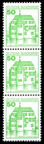 BRD DS BURGEN U. SCHLÖSSER Nr 1038AI uR postfrisch 3ER 278D06