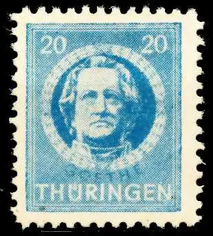 SBZ THÜRINGEN Nr 98AYz1 postfrisch 67065A